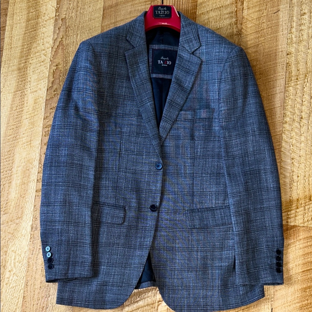 Tazio Men's Classic Gray Blazer